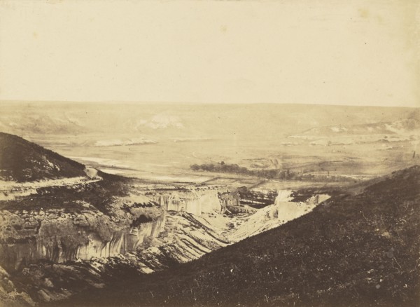 Valley of Inkermann I; Roger Fenton, English, 1819 - 1869, 1855; Albumen silver print