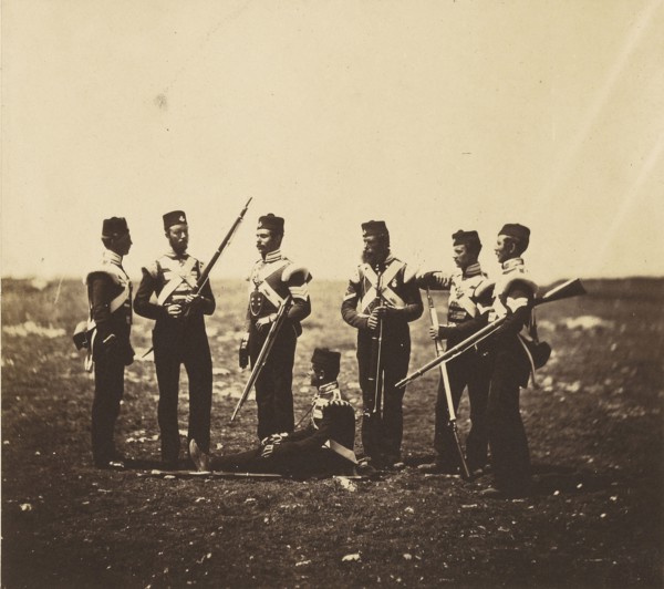 Men of the 68th Regiment; Roger Fenton, English, 1819 - 1869, 1855; Albumen silver print