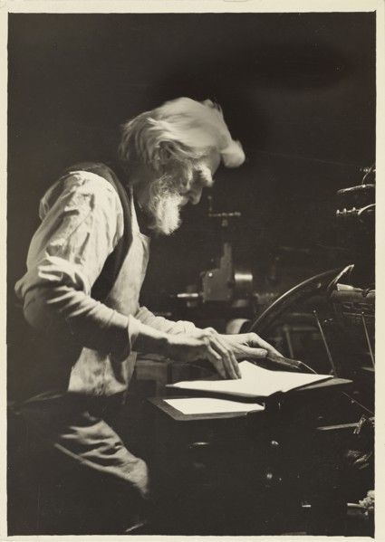 Printer; Lewis W. Hine, American, 1874 - 1940, New York, New York, United States; 1905; Gelatin silver print; 17.1 x 12.1 cm