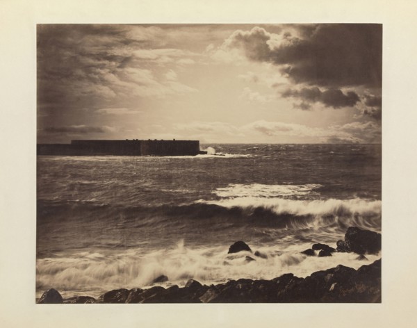 The Great Wave, Sète; Gustave Le Gray, French, 1820 - 1884, Sète, France; about 1857; Albumen silver print