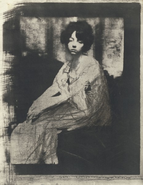 Seated Woman; Gertrude Käsebier, American, 1852 - 1934, New York, New York, United States; 1901 - 1903; Gum bichromate print