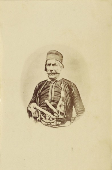 Korakas; Attributed to Baron Paul des Granges, French ?, active Greece 1860s, 1860 - 1869; Albumen silver print