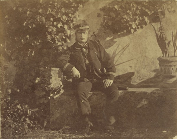 Portrait of a man; Attributed to William J. Stillman, American, 1828 - 1901, 1860 - 1869; Albumen silver print