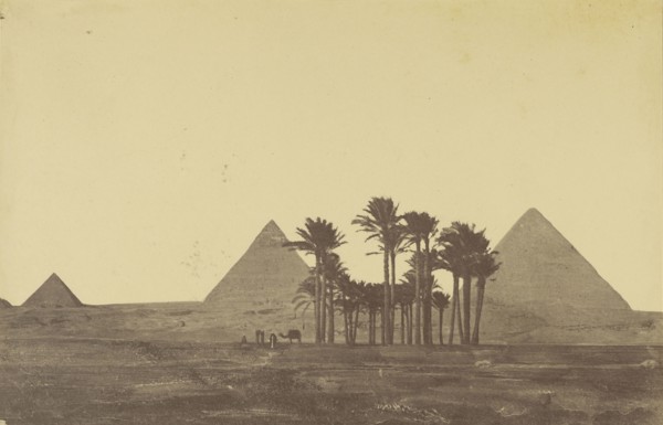 Pyramids; Attributed to Baron Paul des Granges, French ?, active Greece 1860s, 1860 - 1869; Albumen silver print