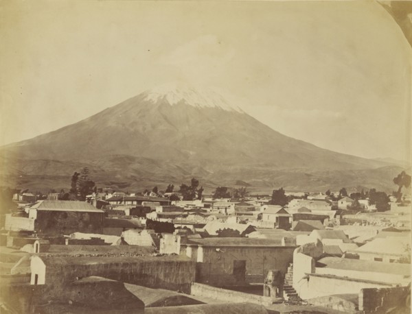 South American landscape; 1870s; Albumen silver print