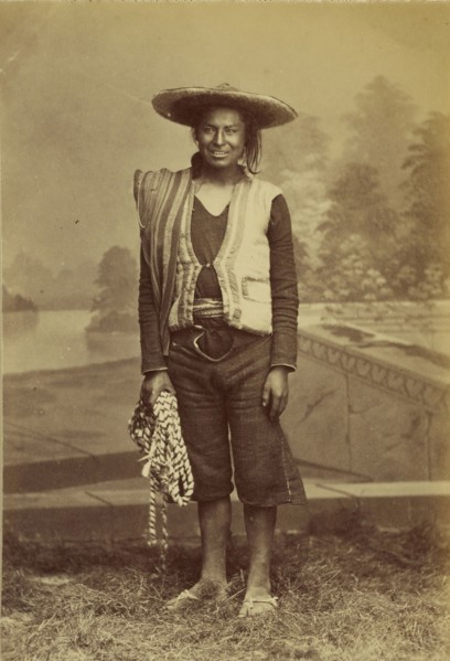 Portrait of a South American Indian; 1870s; Albumen silver print