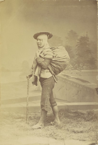 Portrait of a South American Indian; 1870s; Albumen silver print