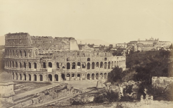 The Colosseum, Rome; Robert Macpherson, Scottish, 1811 - 1872, 1850s; Albumen silver print