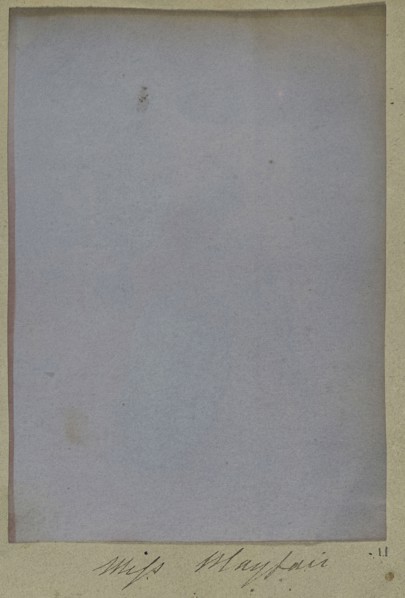 Unrecognizable image; British; n.d; Salted paper print from a Calotype negative; 9.5 × 6.7 cm 3 3,4 × 2 5,8 in