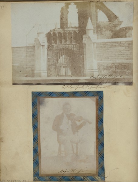 Major Hugh Lyon Playfair; British; about 1843; Salted paper print from a Calotype negative; 9.5 x 7 cm, 3 3,4 x 2 3,4 in