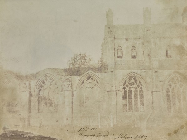 Melrose Abbey; William Henry Fox Talbot, English, 1800 - 1877, October 1844; Salted paper print from a Calotype negative