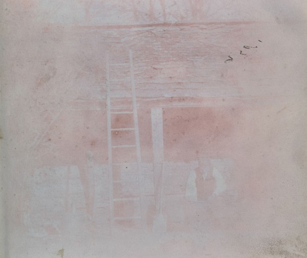 Workman at Lacock; William Henry Fox Talbot, English, 1800 - 1877, April 9, 1842; Salted paper print from a Calotype negative