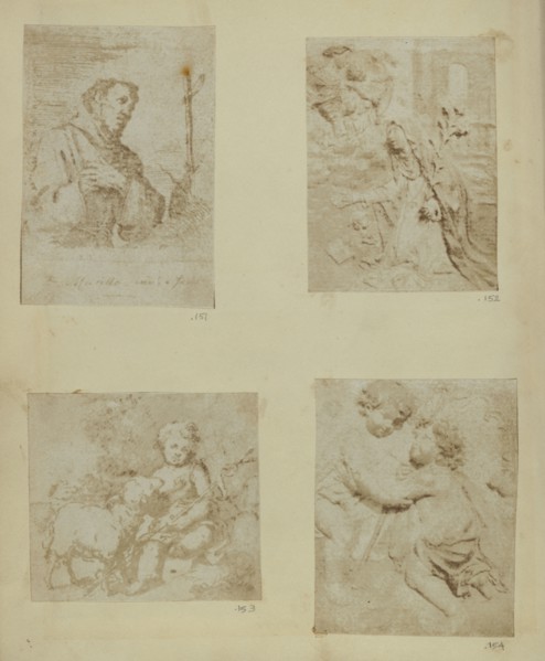 St. Francis. From a supposedly unique etching by Murillo; Nikolaas Henneman, British, 1813 - 1893, 1845–1846; Salted paper