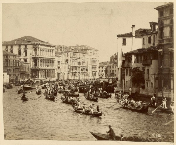 Canal; Italian; 1870s - 1880s; Print, Italy