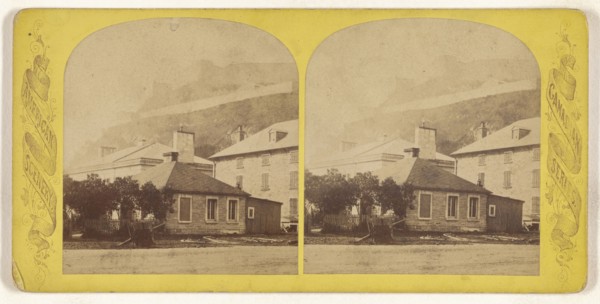 Citadel, from Quebec Wharf; American; about 1870; Albumen silver print