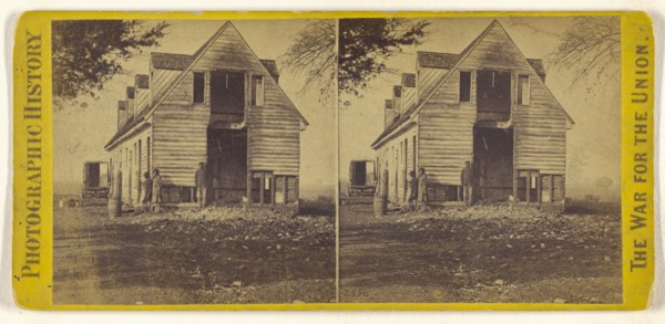 Deserted Rebel Quarters near Dutch Gap, used by our Photographers; Edward and Henry T. Anthony & Co. American, 1862 - 1902