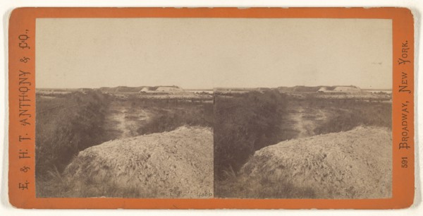View of Fort Saunders, Knoxville, Tenn; Edward and Henry T. Anthony & Co., American, 1862 - 1902, about 1862 - 1865; Albumen