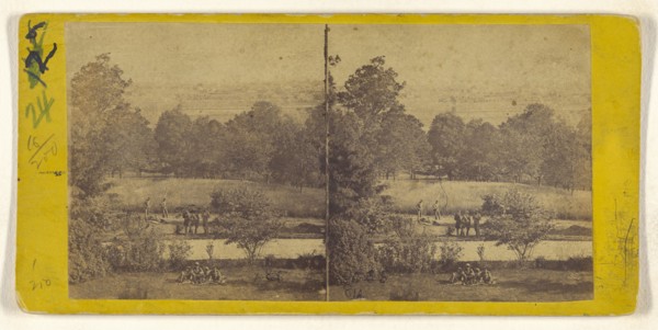 Georgetown, from Camp Cameron. A view of exquisite beauty; Edward and Henry T. Anthony & Co., American, 1862 - 1902, about 1862