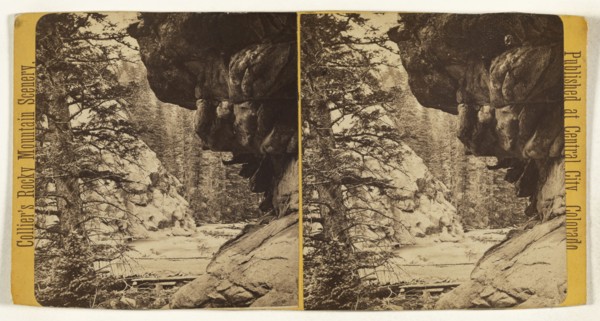 Opposite the Dome Looking Down. Boulder, Colorado; Joseph Collier, American, born Scotland, 1836 - 1910, 1865 - 1870; Albumen