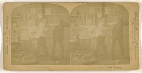 Bliss Disturbed; Franklin G. Weller, American, 1833 - 1877, 1888; Albumen silver print