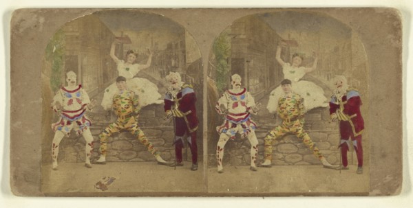 Here We Are Again..; Attributed to London Stereoscopic Company, active 1854 - 1890, about 1860; Hand colored Albumen silver