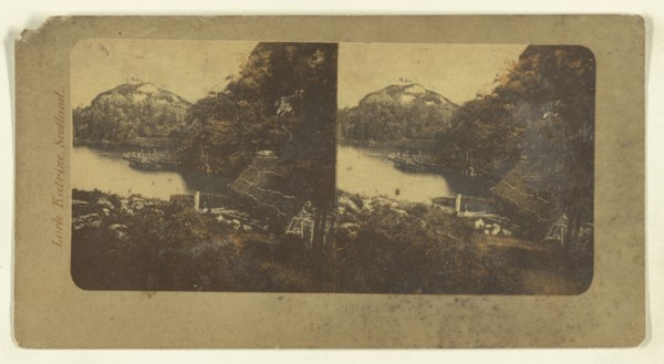 Loch Katrine, Scotland; Attributed to London Stereoscopic Company, active 1854 - 1890, about 1855; Photolithograph, colored