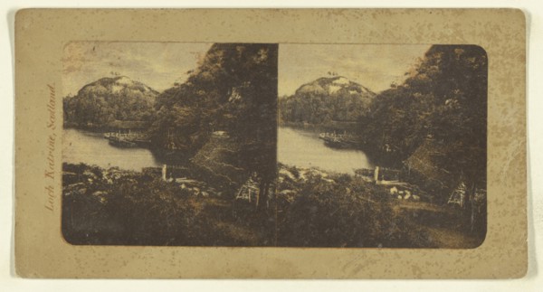 Loch Katrine, Scotland; Attributed to London Stereoscopic Company, active 1854 - 1890, about 1855; Photolithograph, colored