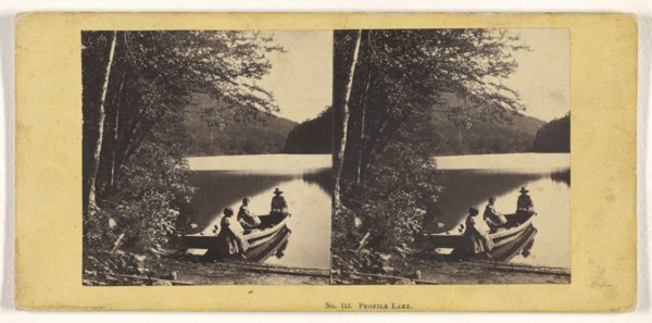 Profile Lake; John P. Soule, American, 1827 - 1904, 1861 - 1862; Albumen silver print