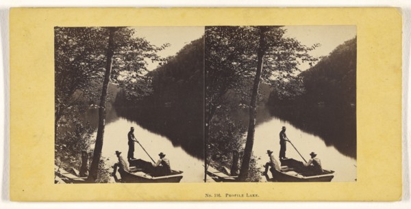 Profile Lake; John P. Soule, American, 1827 - 1904, 1861 - 1862; Albumen silver print