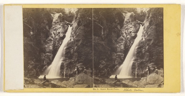 Glen Ellis Fall; John P. Soule, American, 1827 - 1904, about 1861; Albumen silver print