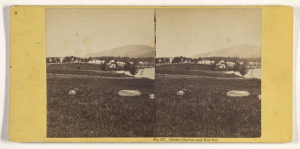 Centre Harbor and Red Hill; John P. Soule, American, 1827 - 1904, about 1861; Albumen silver print