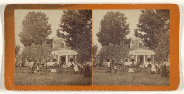 Residence of James Willard, Saxton's River; Frank Miller Taft, American, born 1851, about 1875; Albumen silver print