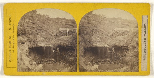 Ecclesbourne Valley; J.W. Thomas, British, active Hastings, England 1860s, 1860s; Albumen silver print