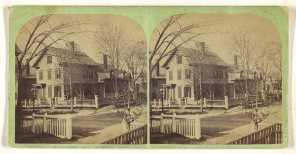 Wm. H. Wiggins House, 1869, Lowell, Mass; Simon Towle, American, active Lowell, Massachusetts 1855 - 1893, 1869; Albumen silver