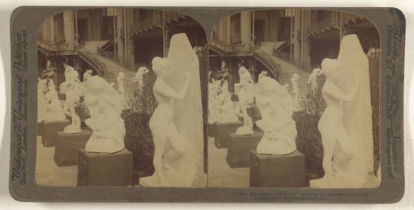 Lovely Statuary -  History  writing the inerasable record; Underwood & Underwood, American, 1881 - 1940s, 1900; Albumen silver