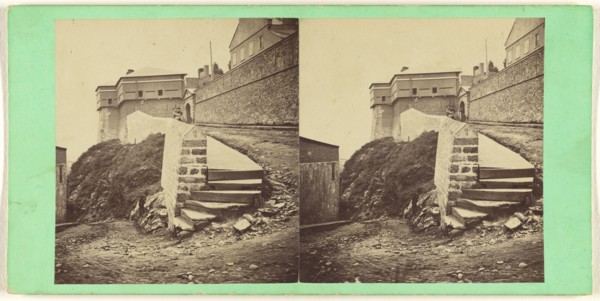 Hope Gate, Outside, L.P. Vallée, Canadian, 1837 - 1905, active Quebéc, Canada, 1865 - 1875; Albumen silver print