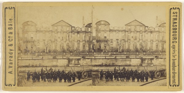 La Prafecture, Strasbourg; Varady & Company; about 1865; Albumen silver print