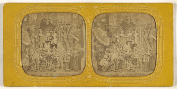 Une Exposition Infernale; Adolphe Block, French, 1829 - about 1900, 1860s; Hand-colored Albumen silver print
