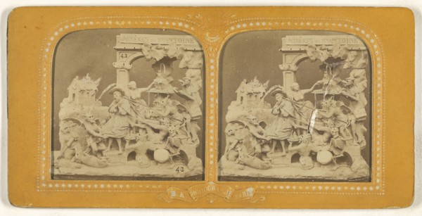 Miseres de Stantoine; Adolphe Block, French, 1829 - about 1900, 1860s; Hand-colored Albumen silver print