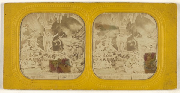 Chateaux du Diable Sathaniel Boudoir de Satan; Adolphe Block, French, 1829 - about 1900, 1860s; Hand-colored Albumen silver
