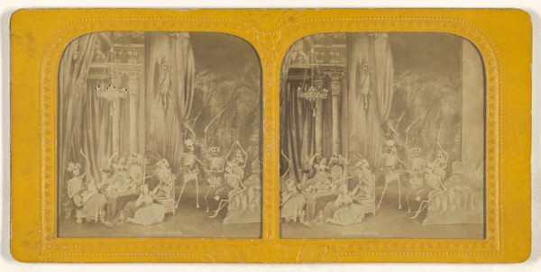 Les Amants Supris; Adolphe Block, French, 1829 - about 1900, 1860s; Hand-colored Albumen silver print