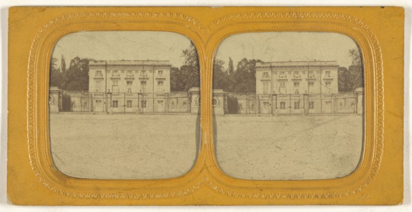 Grand Trianon, Versailles; E. Lamy, French, active 1860s - 1870s, 1860s; Hand-colored Albumen silver print