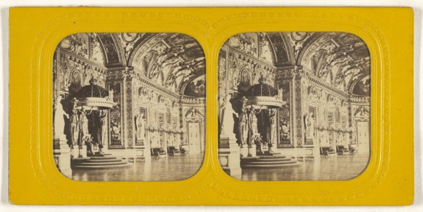 Salle du Trone de Cote, Senat,Throne of Napoleon 1; J. Lévy, French, active Paris, France 1850s - 1880s, 1855 - 1865