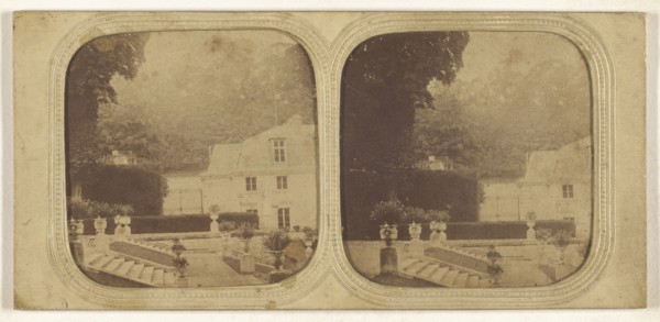 View in Lyon, France; Attributed to Berthiot, French, active 1920s - 1960s, 1855 - 1865; Hand-colored Albumen silver print