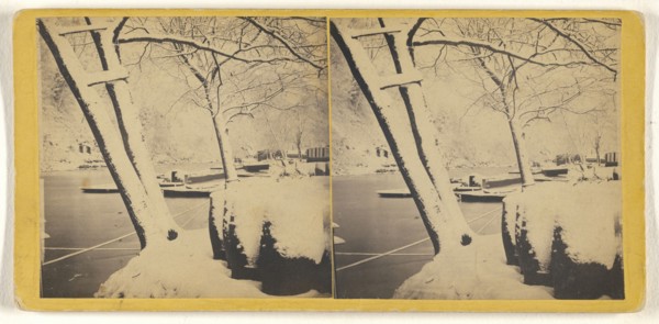First snow of the season on Tarr Farm November 6th,65; Wager, American, active Pennsylvania 1860s, November 6, 1865; Albumen
