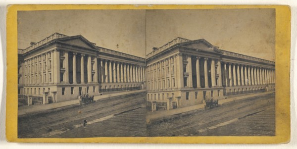 United States Treasury; George D. Wakely, American, active 1856 - 1880, 1866; Albumen silver print