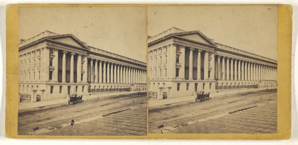 United States Treasury; George D. Wakely, American, active 1856 - 1880, 1866; Albumen silver print