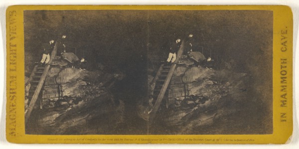 Cliffs Over The Dead Sea.; Charles Waldack, American, 1828 - after 1904, 1866; Albumen silver print