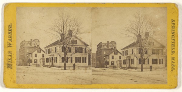 View of Springfield, Mass., After the Great Fire of May 30, 1875; Milan P. Warner, American, active 1870s - 1880s, May 30, 1875