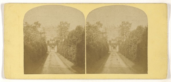 Bolsover Castle. - From the Riding House; J.A. Warwick, British, active 1850s - 1860s, 1857 - 1860; Albumen silver print